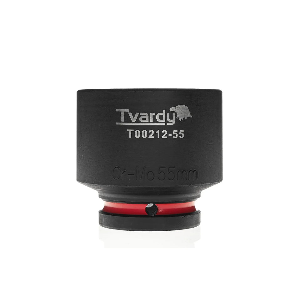 Tvardy Slagmoerdop 3/4" 6-kant 55 mm CR-MO kort