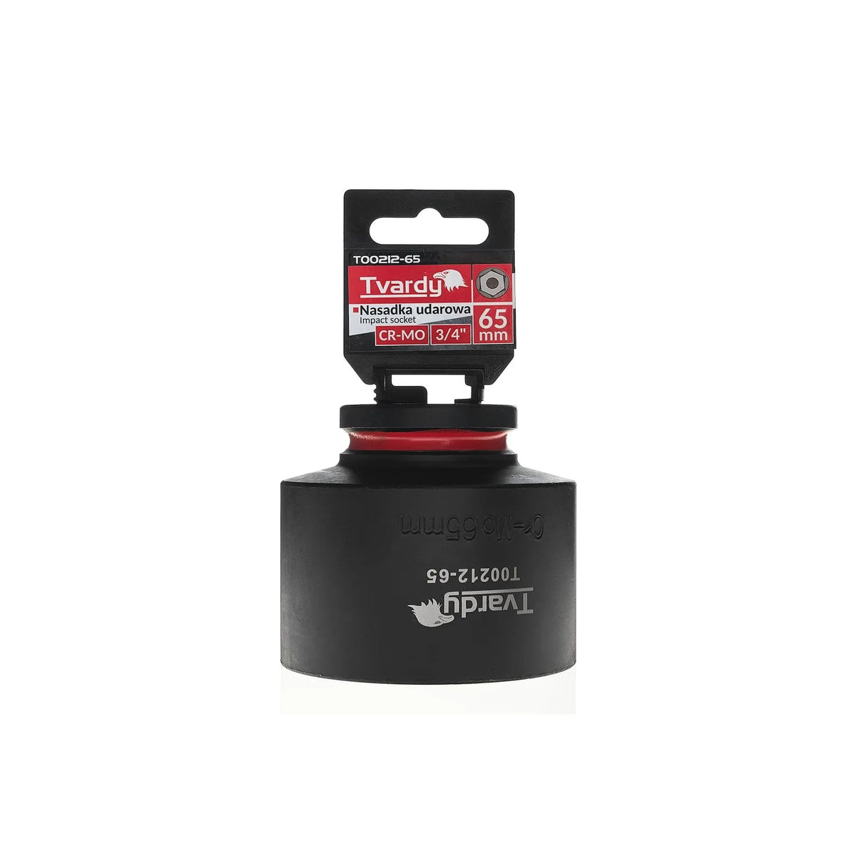 Tvardy Impactdop 3/4" 6-kant 65 mm CR-MO kort