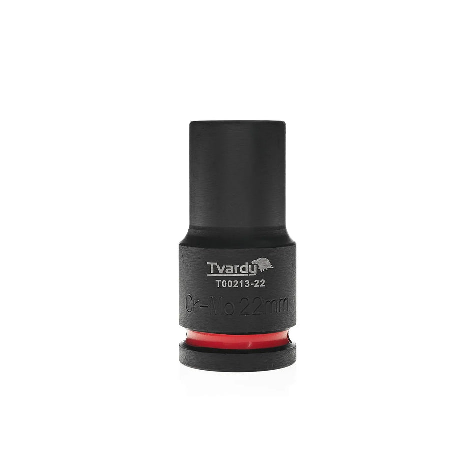Tvardy Lange impactdopsleutel 3/4" 6-kant 22 mm CR-MO