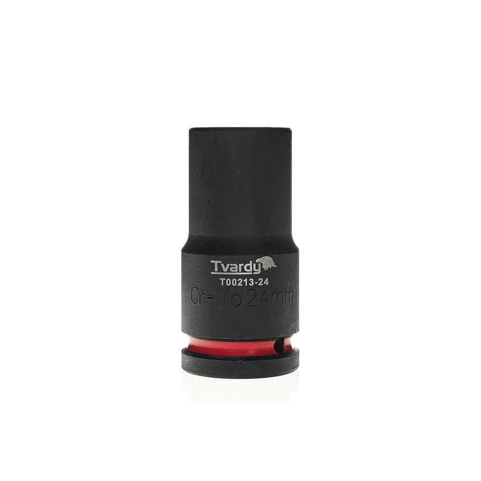 Tvardy Lange impactdopsleutel 3/4" 6-kant 24 mm CR-MO