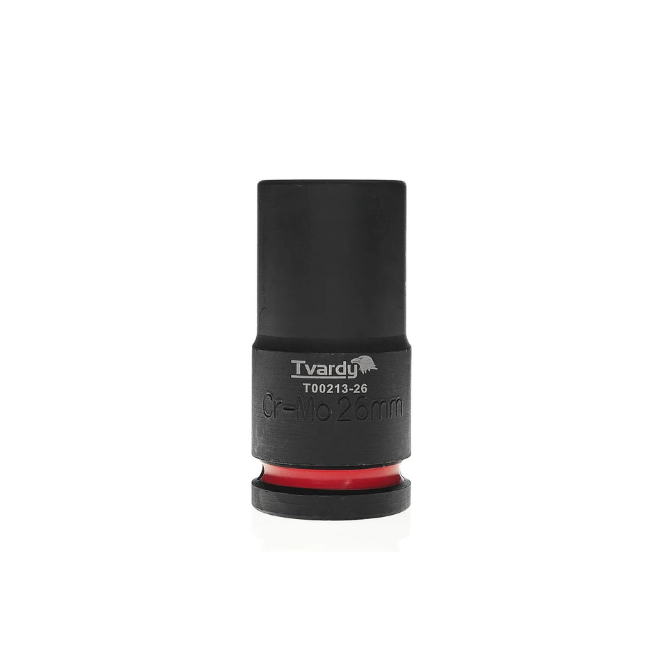 Tvardy Lange impactdopsleutel 3/4" 6-kant 26 mm CR-MO