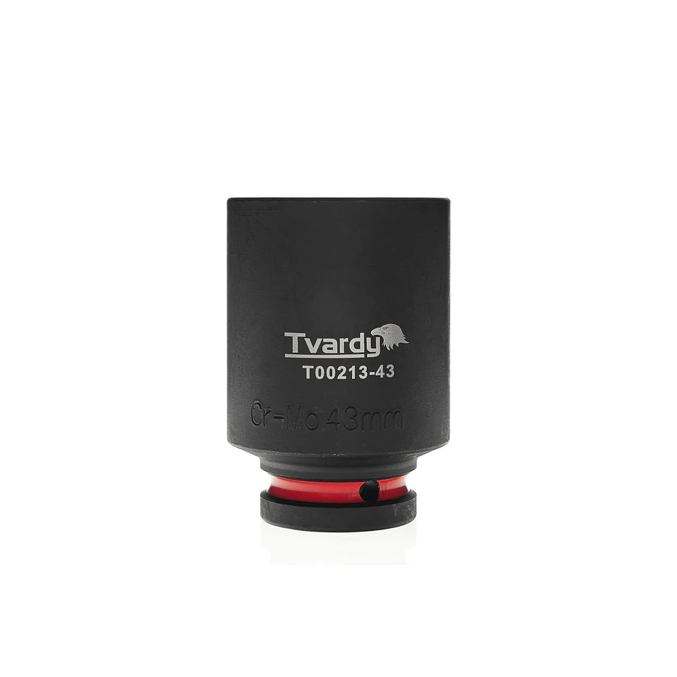 Tvardy lange impactdop 3/4" 6-kant 43 mm CR-MO
