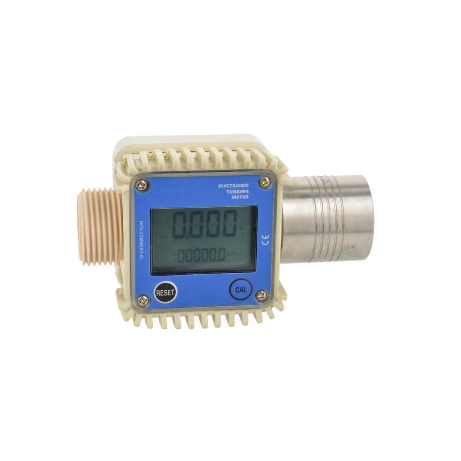 GEKO digitale turbine brandstofmeter met LCD-display 1" BSP 10-120 L/min