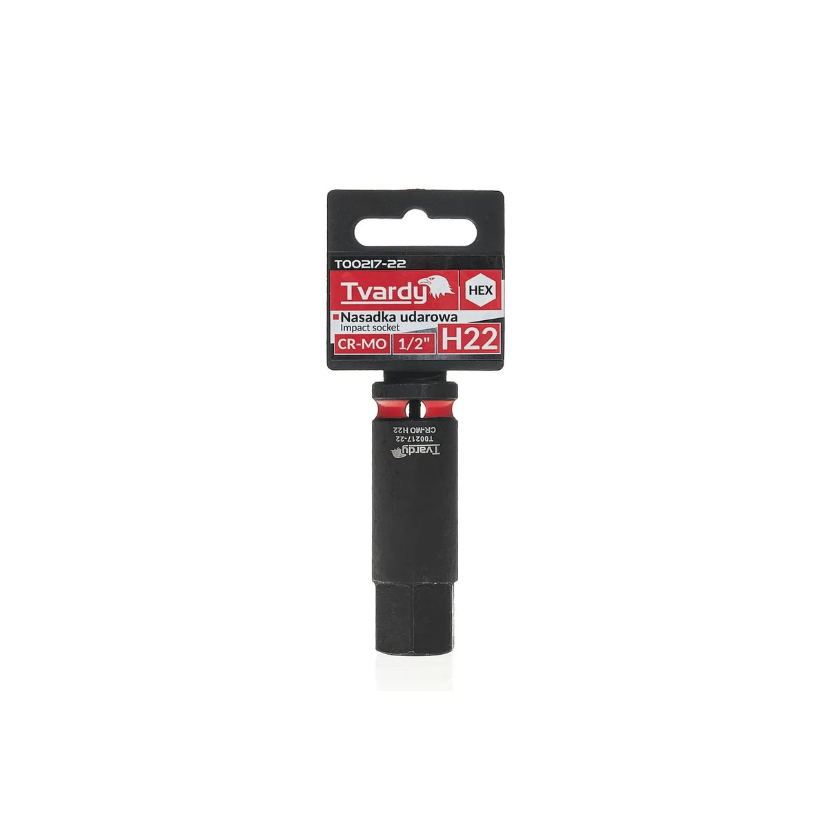 Tvardy HEX-impactdop 1/2" H22 CR-MO