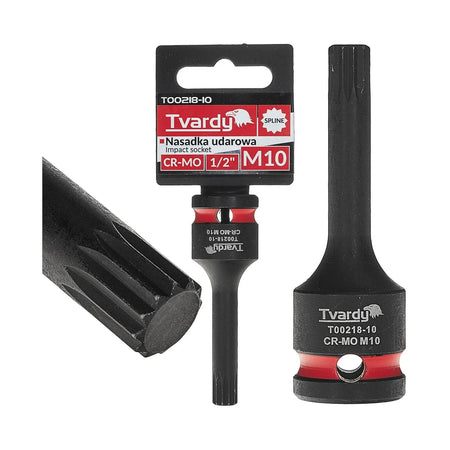 Tvardy SPLINE impactdop 1/2" M10 CR-MO