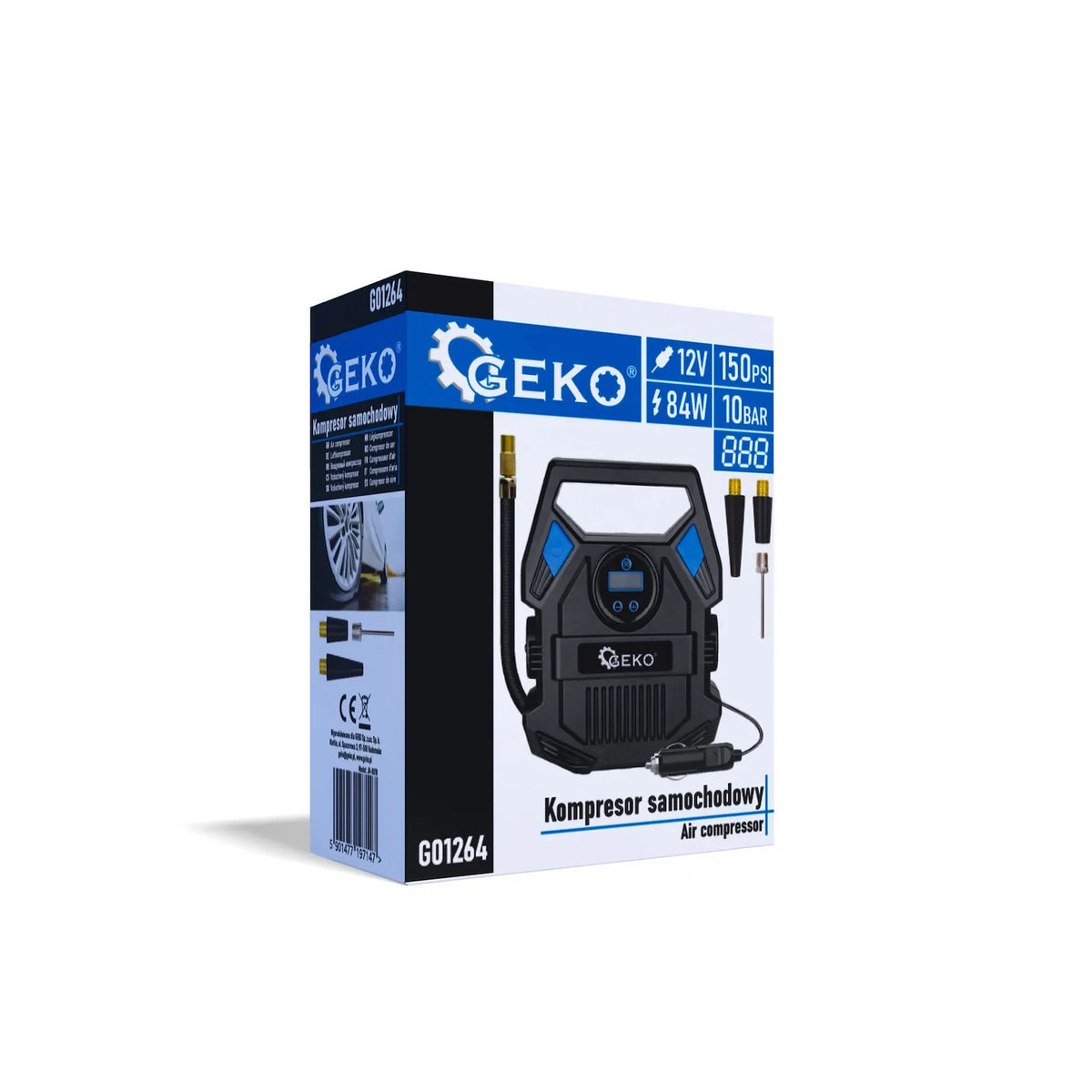 GEKO Luchtcompressor 12 V 84 W