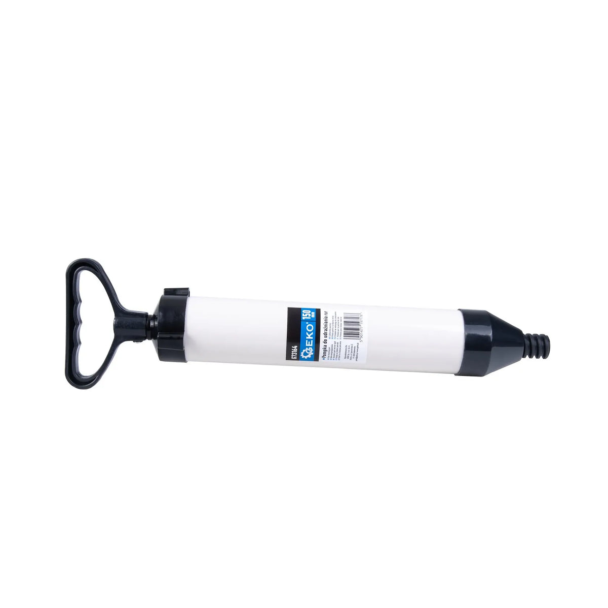 GEKO Pijpenontstopper handpomp met universele 155 mm nozzle