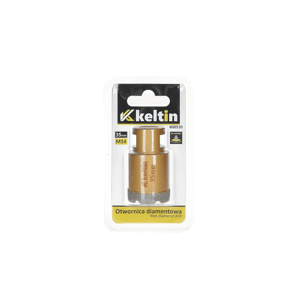Keltin Diamantboor voor keramiek en steen 35 mm M14