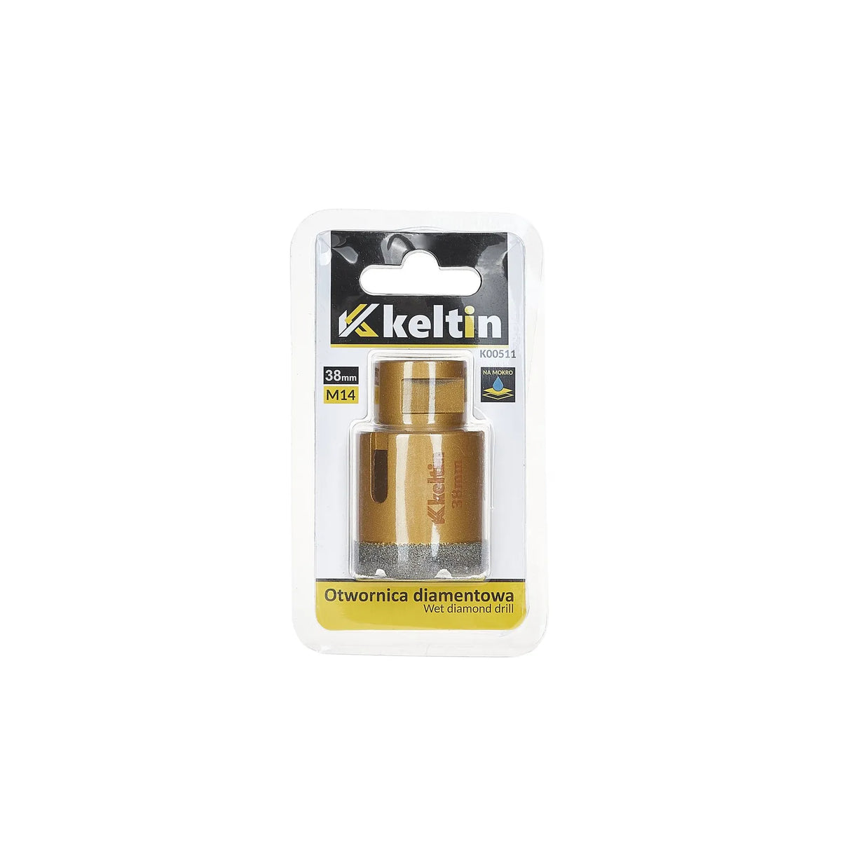 Keltin Diamantboor voor keramiek en steen 38 mm M14
