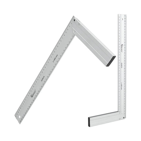 GEKO Aluminium winkelhaak 400 mm met lasergravure