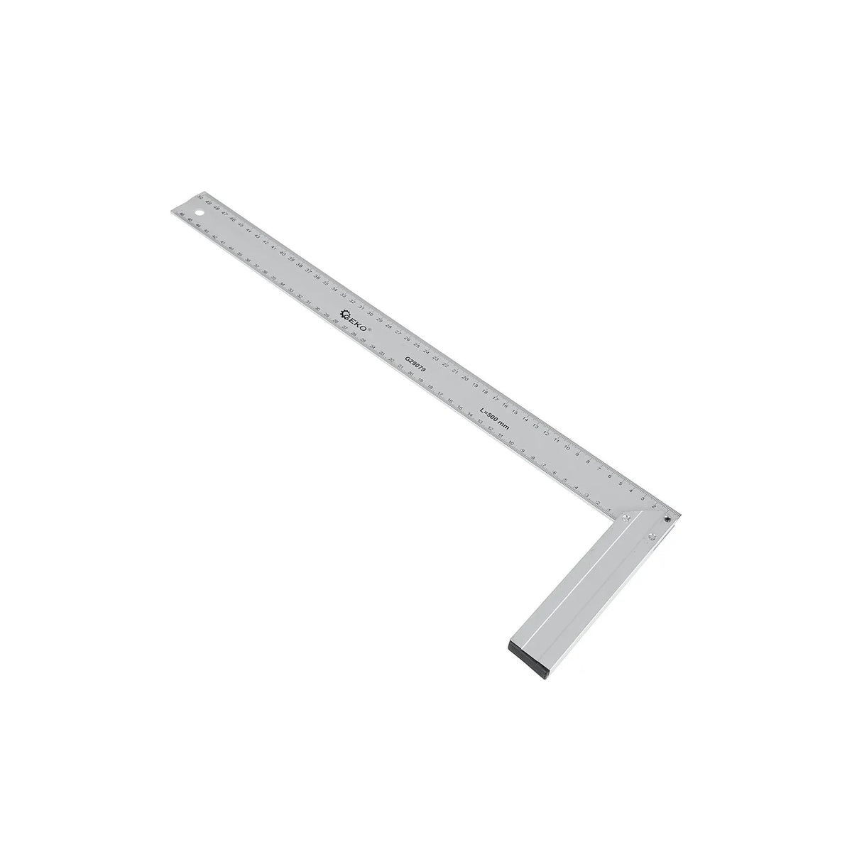 GEKO Aluminium winkelhaak 500 mm met lasergravure