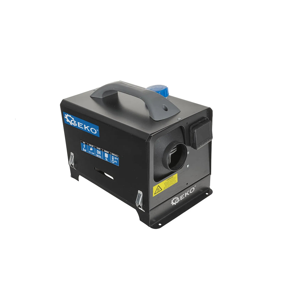 GEKO Diesel luchtverwarmer 12 V/230 V 8 kW met geïntegreerde brandstoftank
