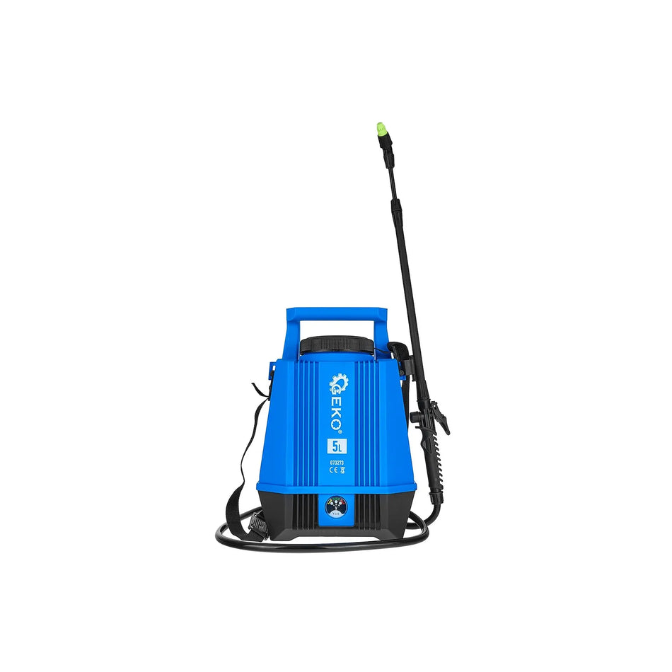 GEKO Accu plantenspuit 5L met telescopische lans 60 - 90 cm en 12 V batterij