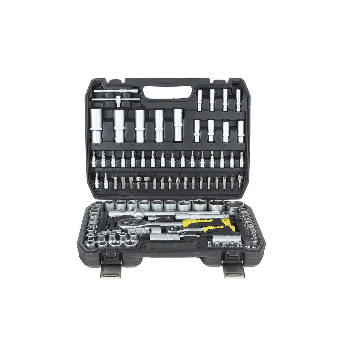 Keltin Dopsleutelset 108-delig 1/4" & 1/2" CRV met Ratels 6,55 kg