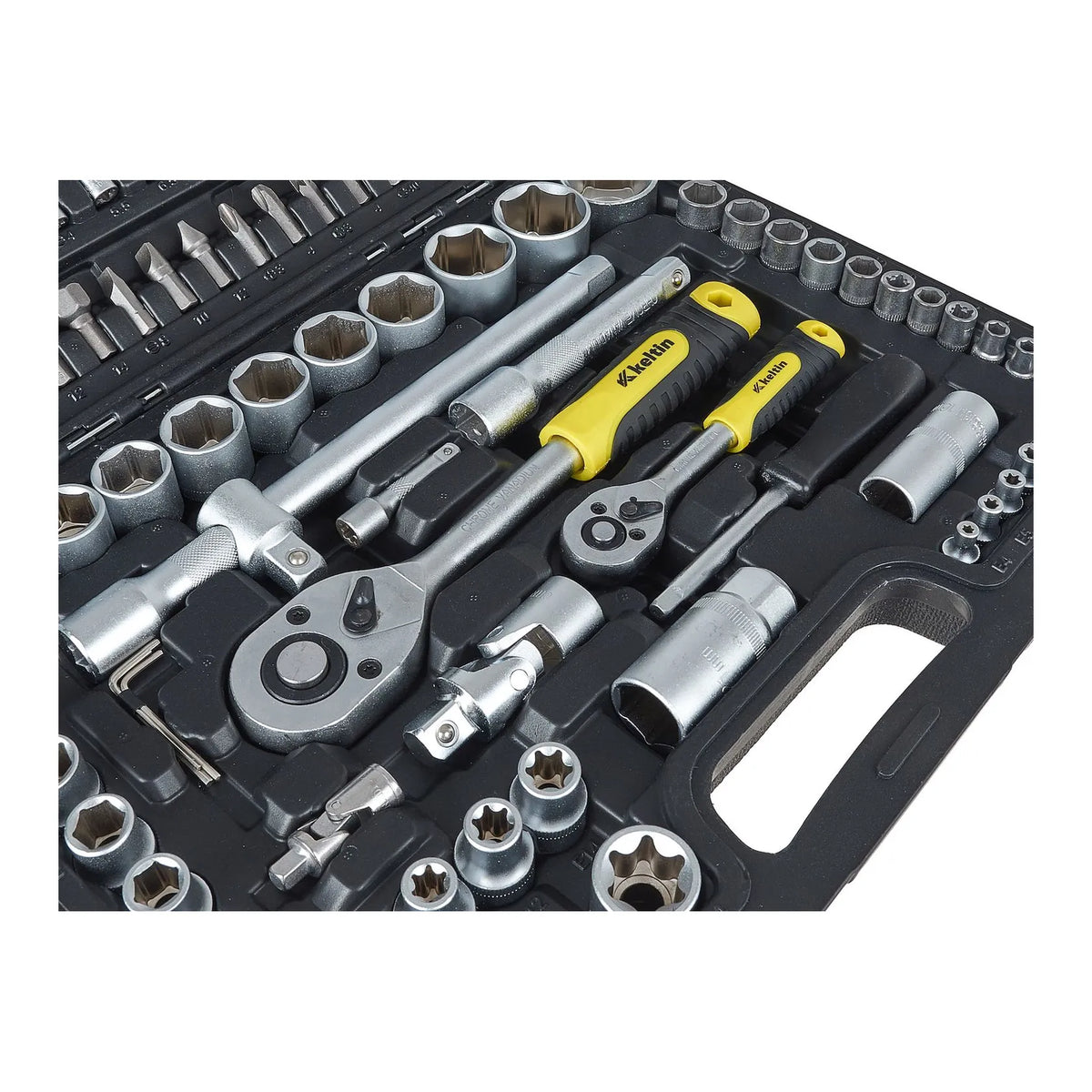 Keltin Dopsleutelset 108-delig 1/4" & 1/2" CRV met Ratels 6,55 kg