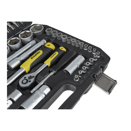 Keltin Dopsleutelset 108-delig 1/4" & 1/2" CRV met Ratels 6,55 kg