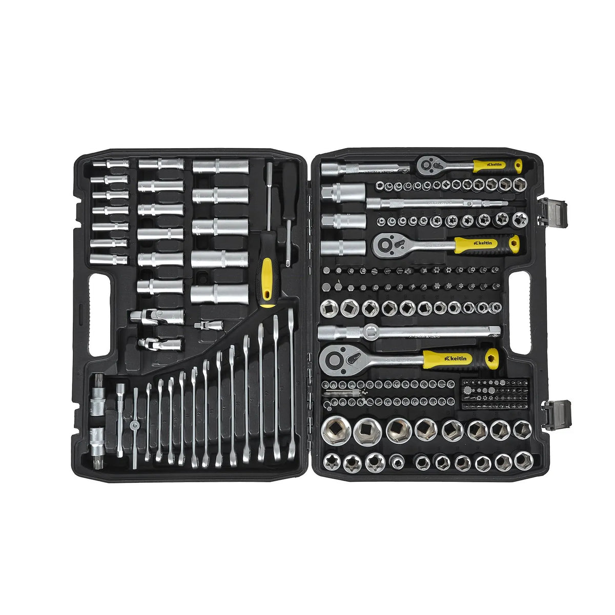 Keltin Dopsleutelset 216-delig 1/4", 3/8" & 1/2" CRV 9,5 kg