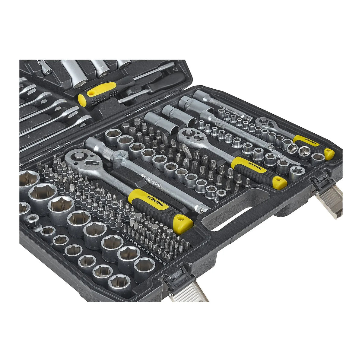 Keltin Dopsleutelset 216-delig 1/4", 3/8" & 1/2" CRV 9,5 kg