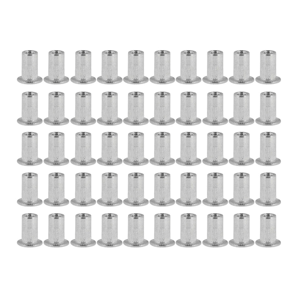 GEKO Set van 50 aluminium blindklinkmoeren M3 voor 0,5 - 1,5 mm materiaal