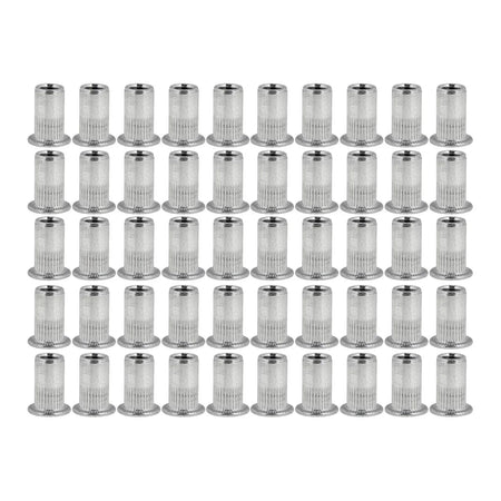 GEKO Aluminium Blindklinkmoeren M5 0,5 - 2,5 mm Set 50 stuks
