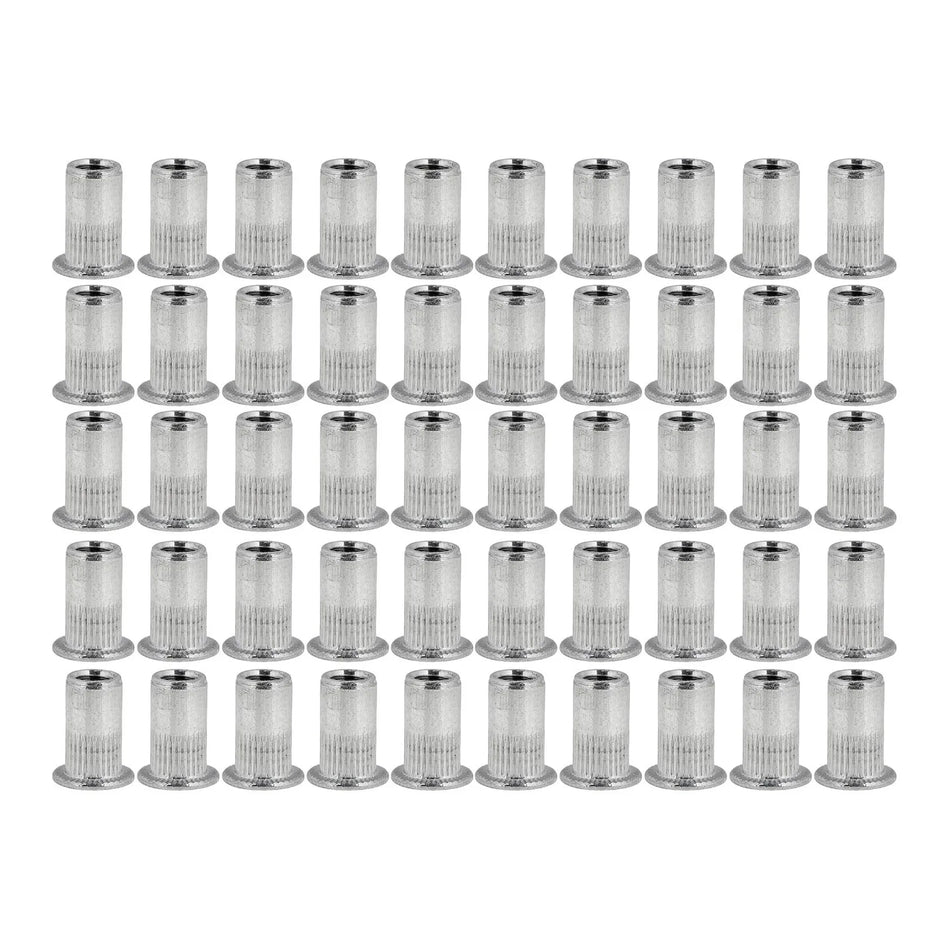 GEKO Aluminium Blindklinkmoeren M5 0,5 - 2,5 mm Set 50 stuks