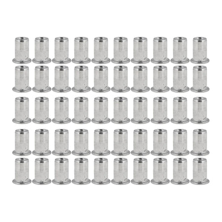 GEKO Aluminium Blindklinkmoeren M6 1,0 - 3,0 mm Set 50 stuks