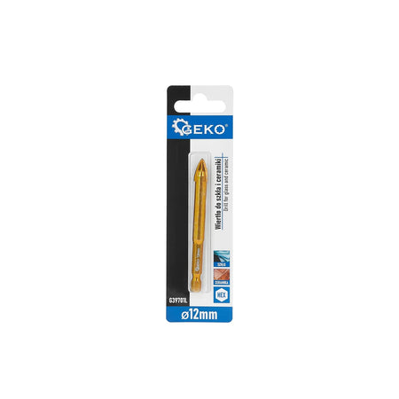 GEKO Boor voor glas en keramiek met 12 mm HEX schacht