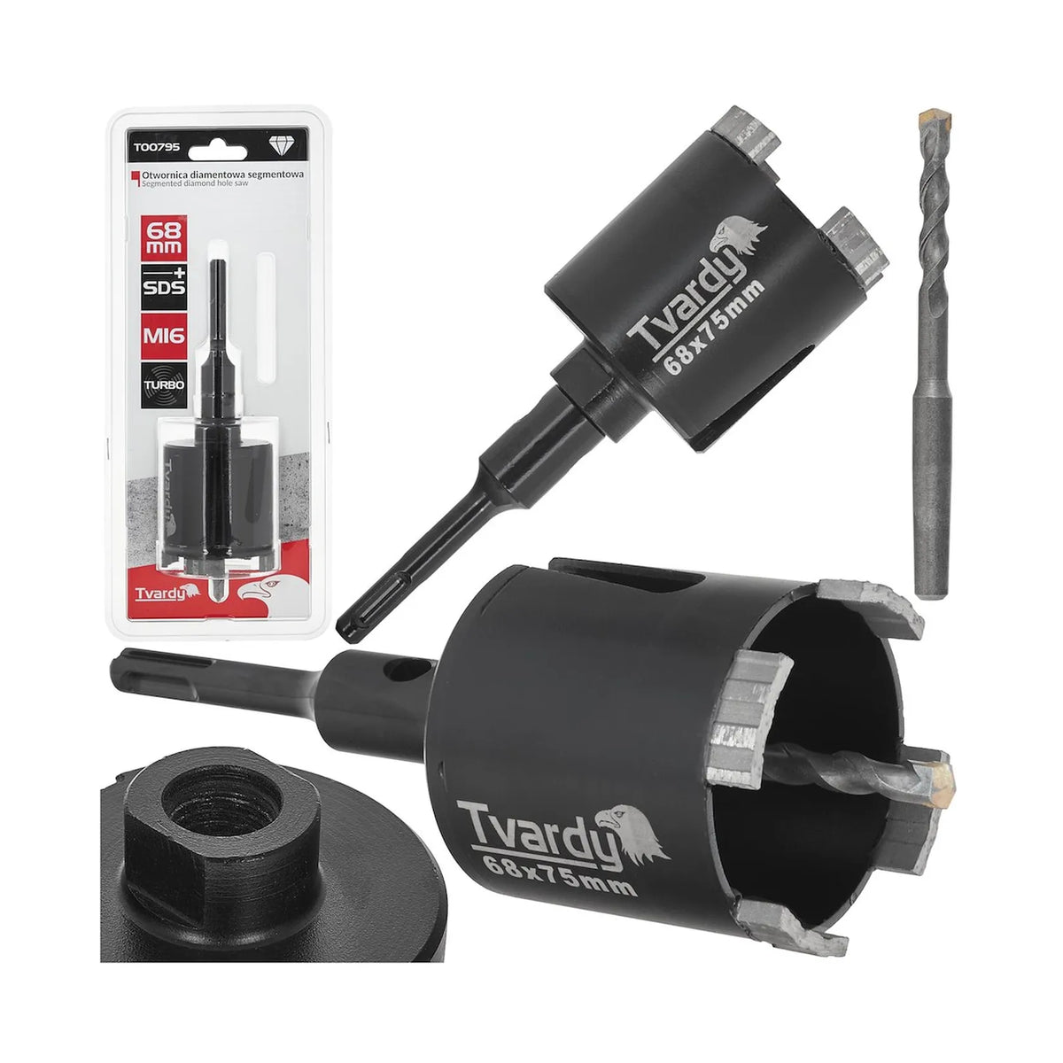 Tvardy Diamant dozenboor 62 mm M16