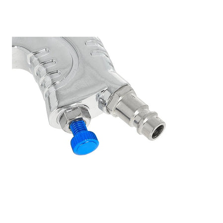 GEKO Spray gun HVLP met 600 ml pot en 4 spuitmonden 1,4 - 1,7 - 2,0 - 2,5 mm