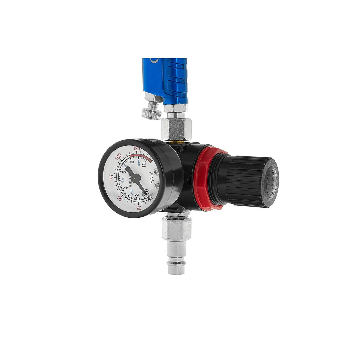 GEKO MINI HVLP verfspuit 125 ml 0,8 mm met 1/4" drukregelaar 500g