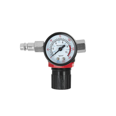 GEKO MINI HVLP verfspuit 125 ml 0,8 mm met 1/4" drukregelaar 500g