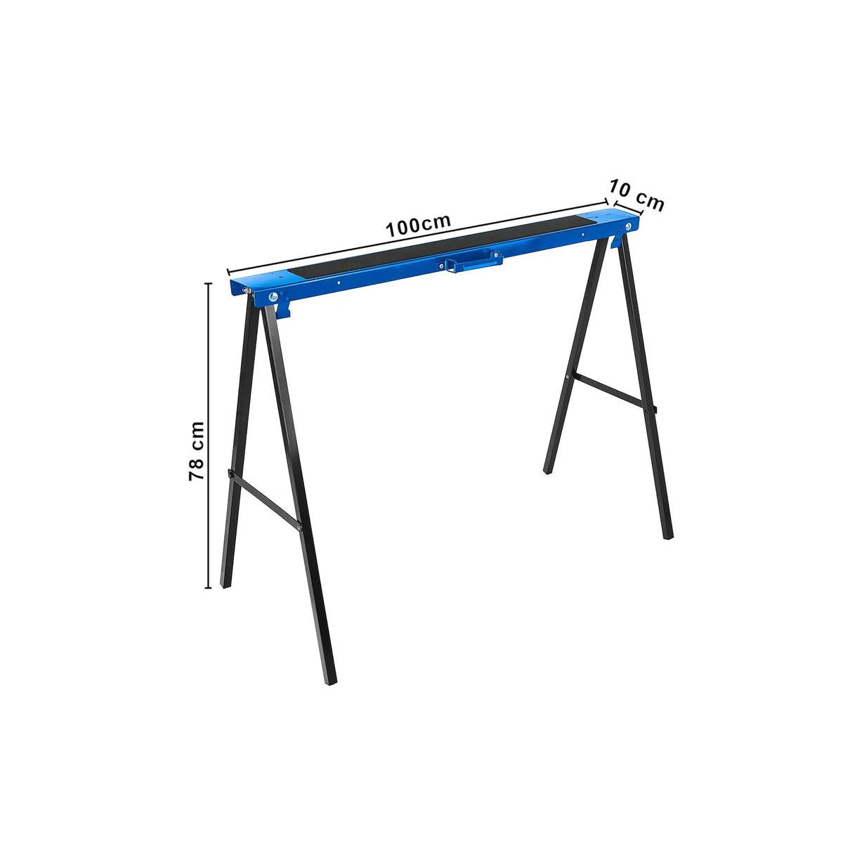 GEKO Opvouwbare zaagbok workshop set van 2 100x10x78 cm
