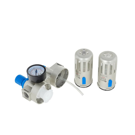 GEKO Luchtfilter Regulator & Smeerder 1/2" met Drukmeter