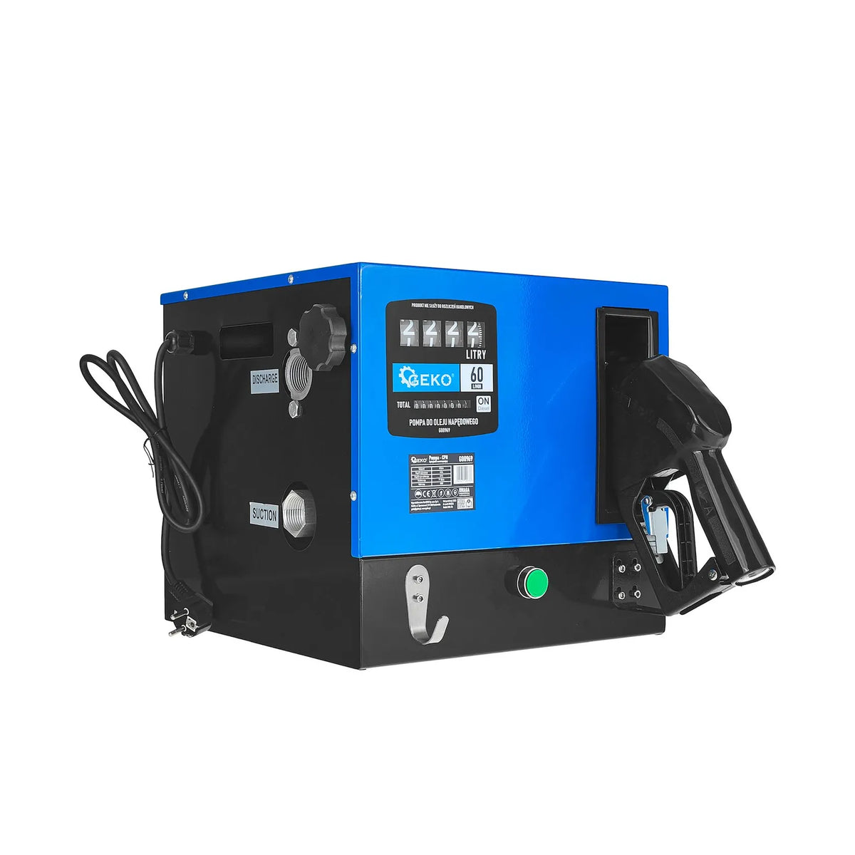 GEKO Dieselolie pomp zelfaanzuigend met filter HD BOX 60 l/min