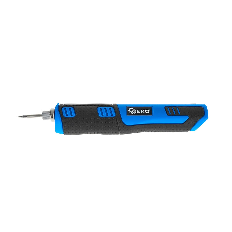 GEKO Accu soldeerbout 4 V 1500mAh 8 W met dockingstation en USB-C oplader