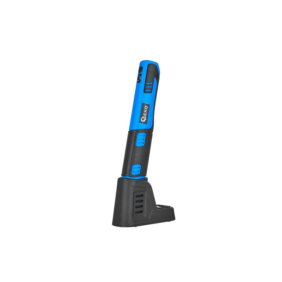 GEKO Accu soldeerbout 4 V 1500mAh 8 W met dockingstation en USB-C oplader