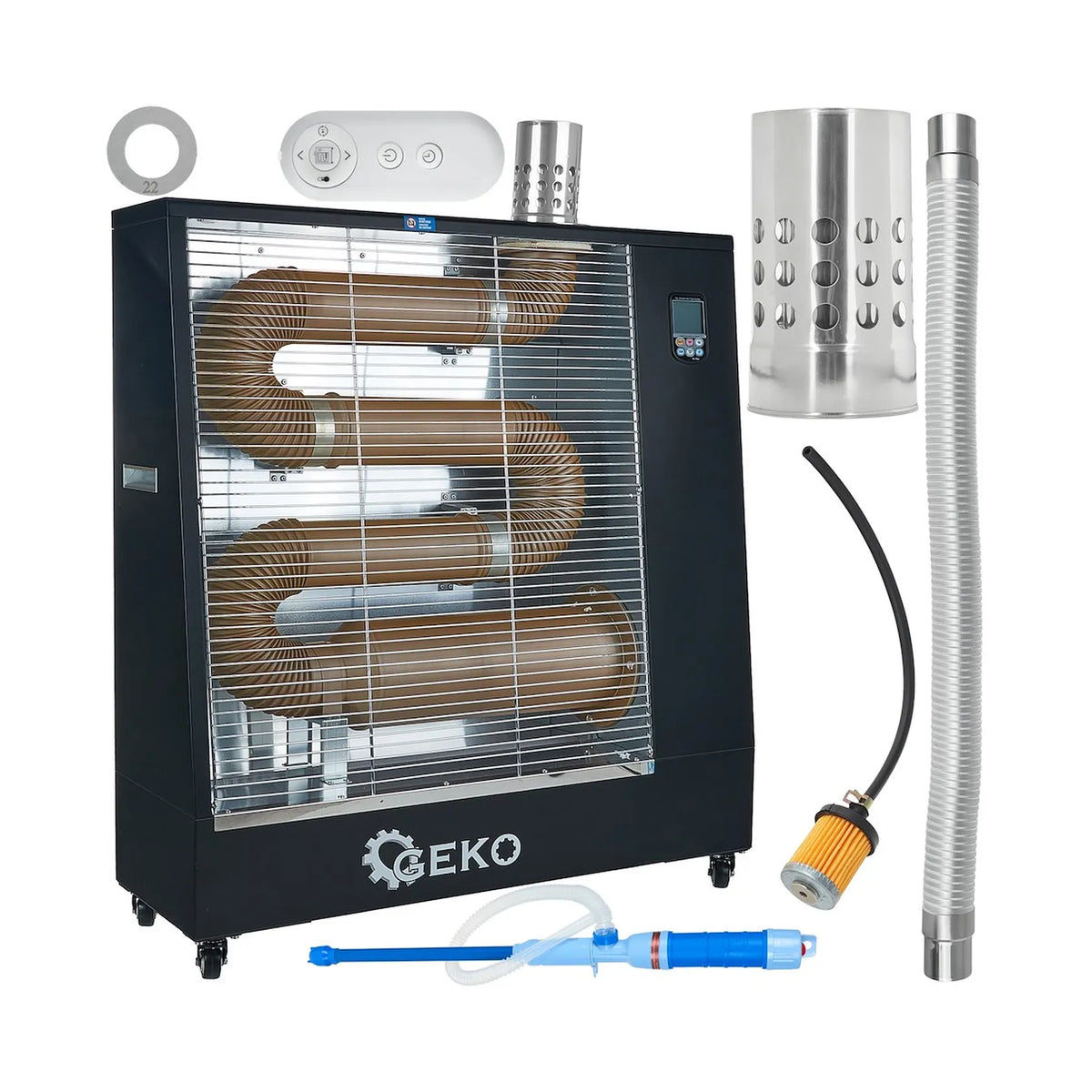 GEKO Infra Rood Diesel Heater 13 kW met Afstandsbediening en LCD