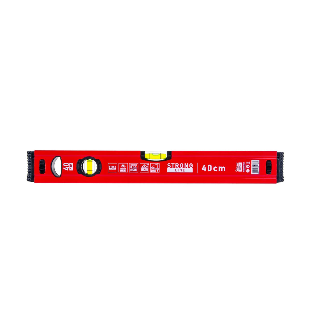 GEKO Aluminium waterpas Strong Line 400 mm met magnetisch profiel