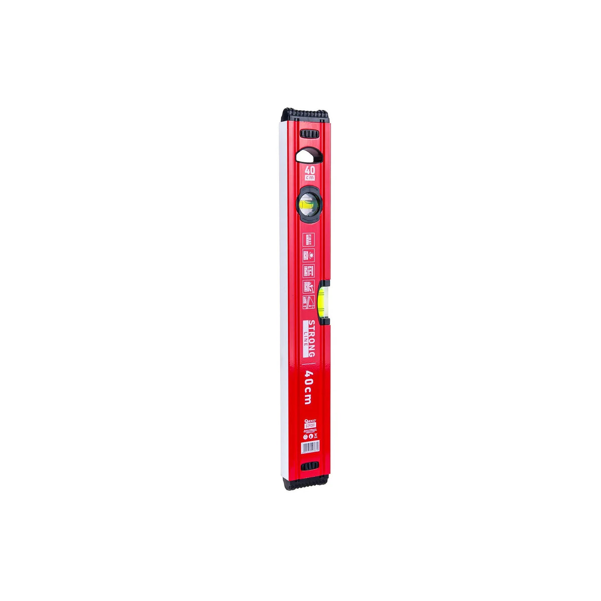 GEKO Aluminium waterpas Strong Line 400 mm met magnetisch profiel