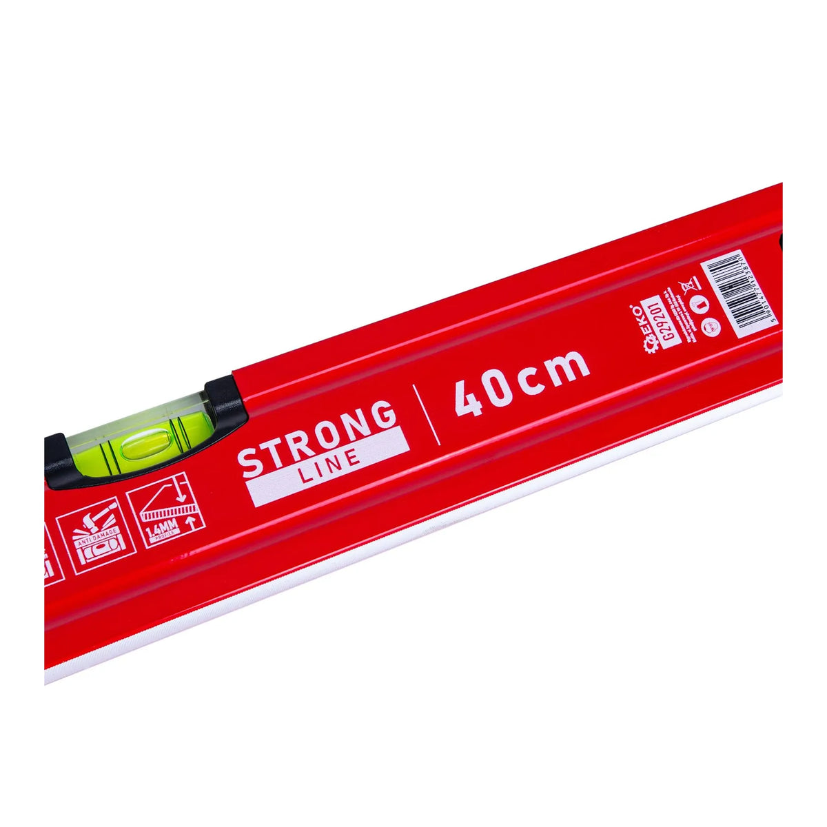 GEKO Aluminium waterpas Strong Line 400 mm met magnetisch profiel