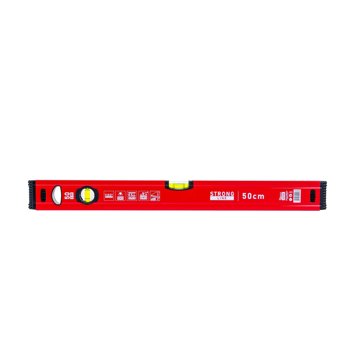 GEKO Aluminium waterpas Strong Line 500 mm met magnetisch profiel