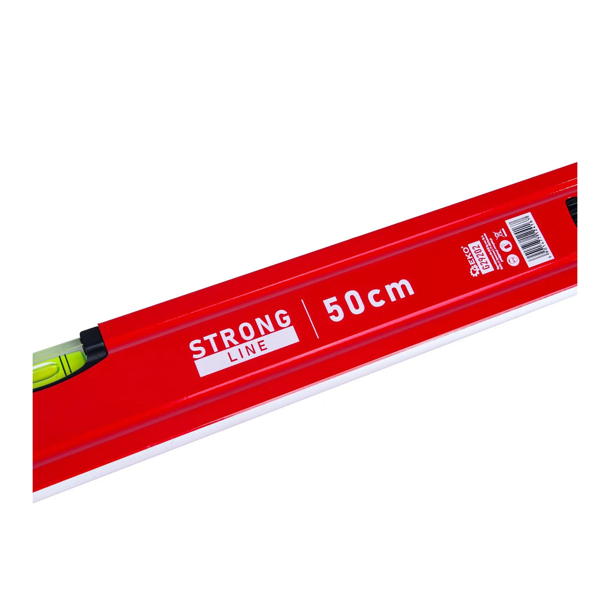 GEKO Aluminium waterpas Strong Line 500 mm met magnetisch profiel