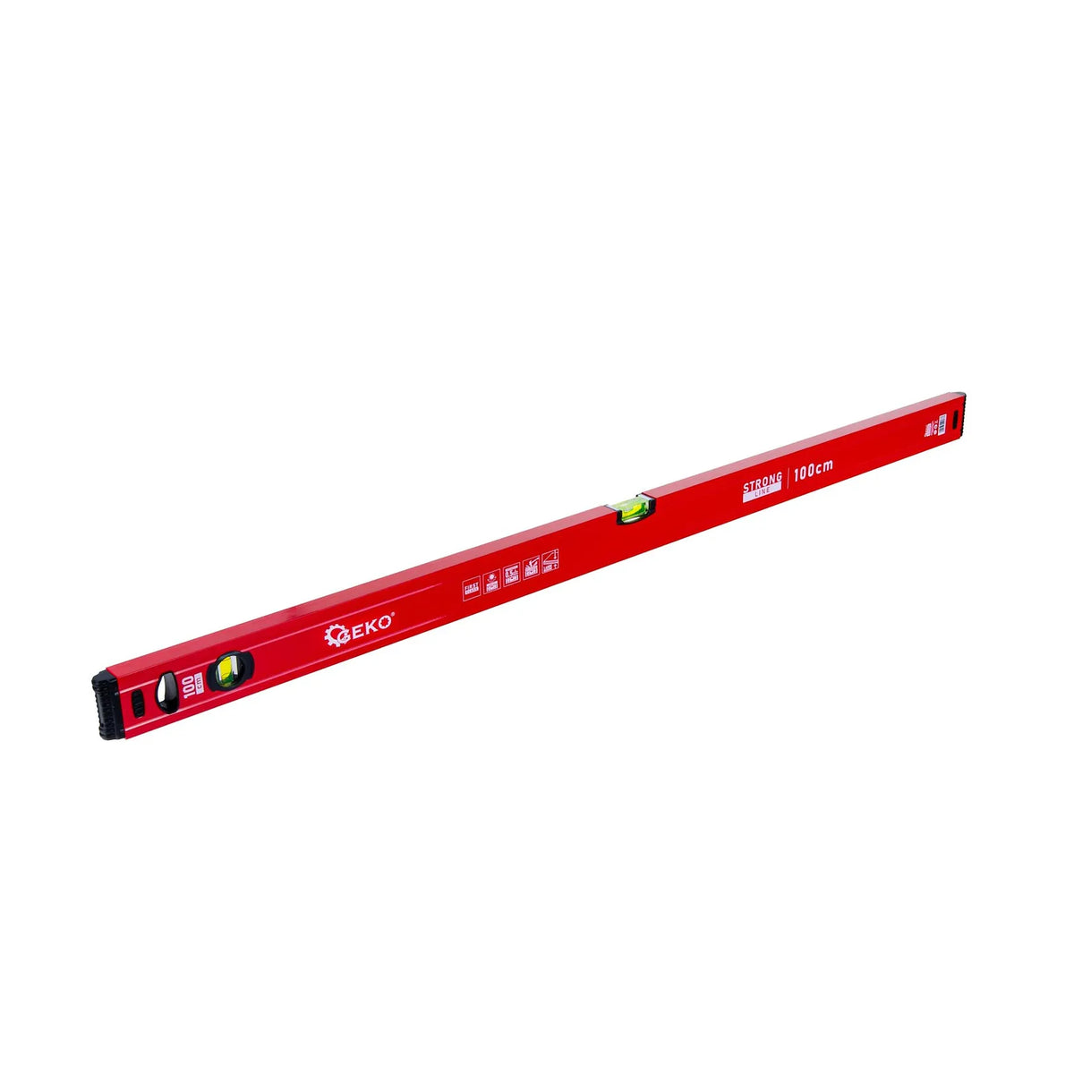 GEKO Aluminium waterpas Strong Line 1000 mm met magnetisch profiel