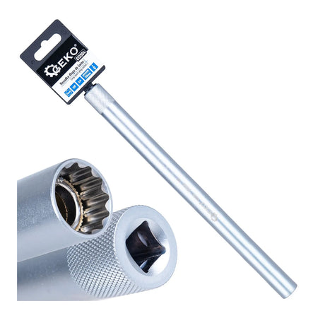 GEKO Dunwandige Bougiesleutel 14 mm Lang 250 mm 3/8"
