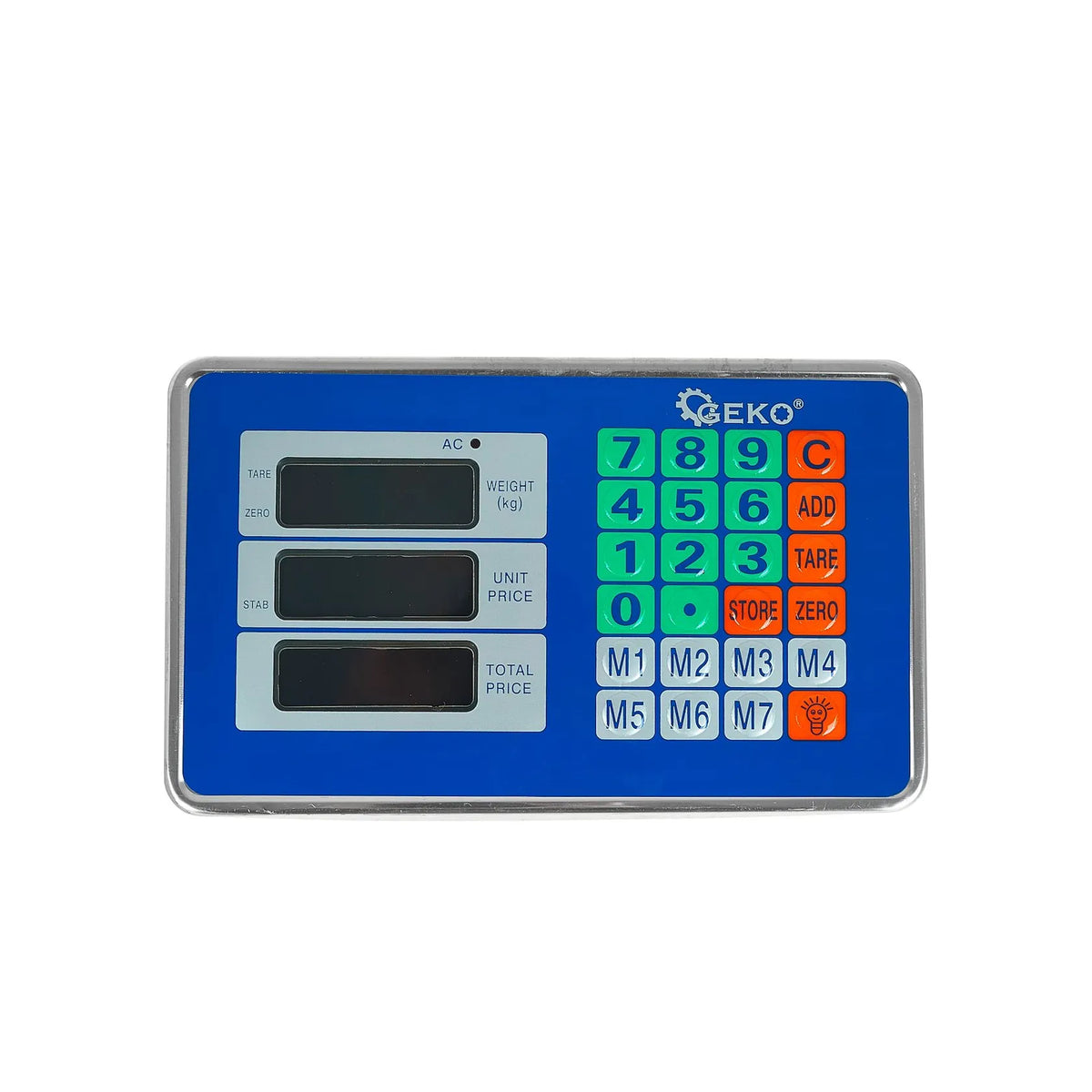 GEKO Platformweegschaal LCD tot 300 kg met stalen plateau 40x50 cm