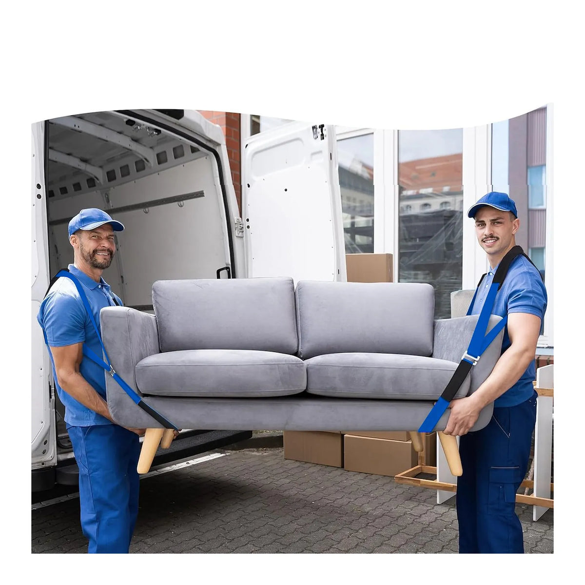 GEKO Verhuisbanden met harnas 2,9 m/270 kg/50 mm