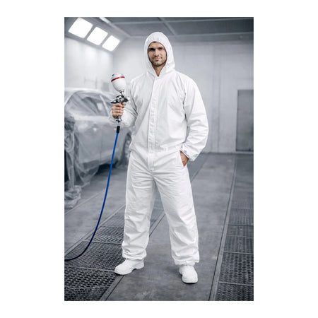 GEKO Beschermend werkpak met capuchon 55g/m2 type 5/6 maat XL