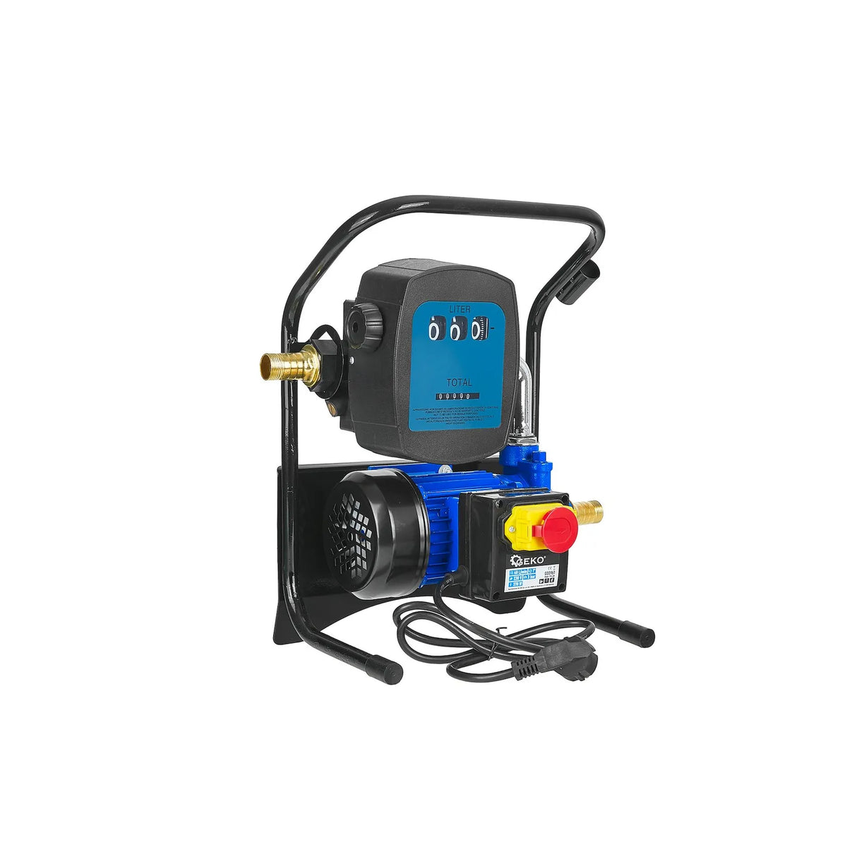 GEKO Dieselbrandstofpomp met mechanische meter 230 V 40l/min