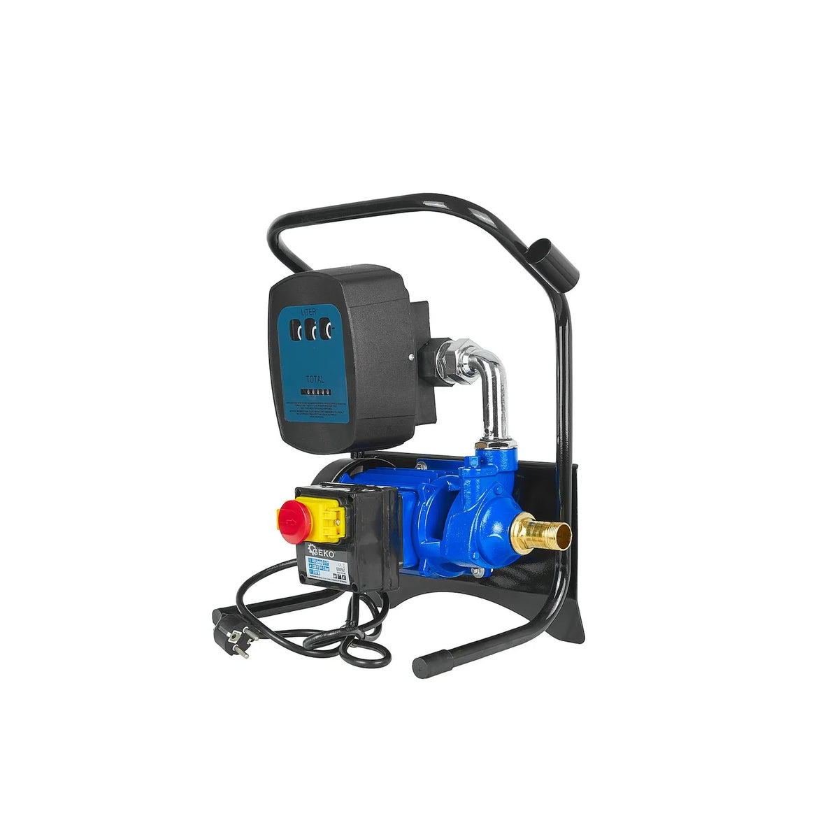 GEKO Dieselbrandstofpomp met mechanische meter 230 V 40l/min