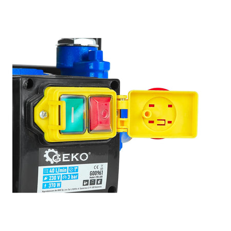 GEKO Dieselbrandstofpomp met mechanische meter 230 V 40l/min